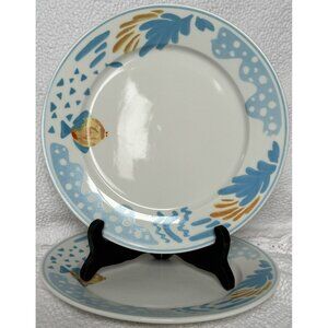 Edgewater Laughlin Nevada Salad Plates Set Of 2 Very Good Condition 8”